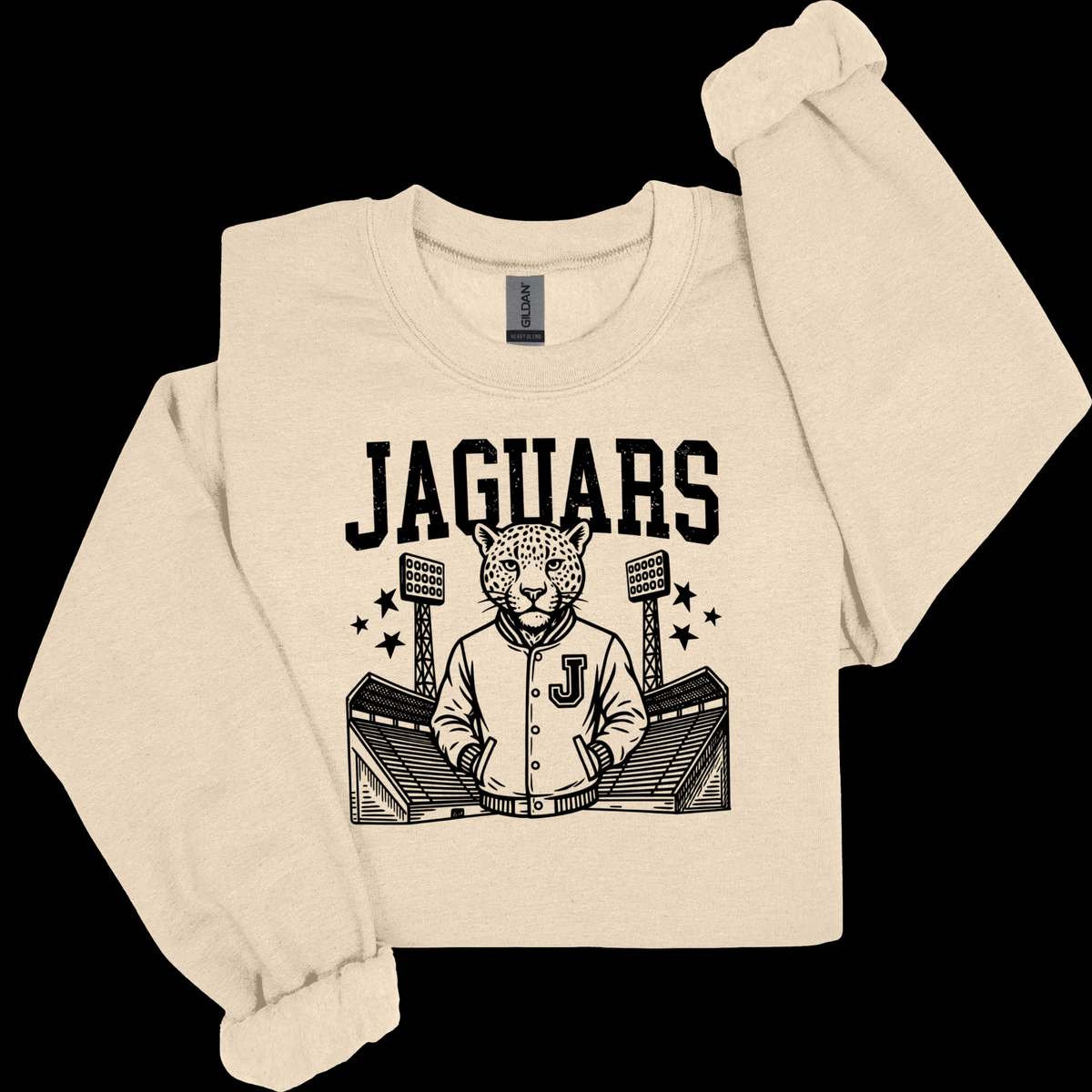 Jaguars Mascot Shirt - Jaguar  Varsity Jacket Football Game Day Spirit T-Shirt
