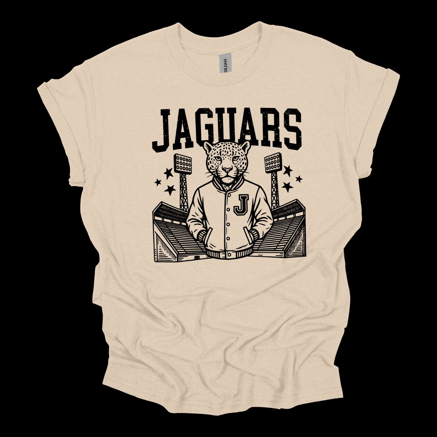 Jaguars Mascot Shirt - Jaguar  Varsity Jacket Football Game Day Spirit T-Shirt
