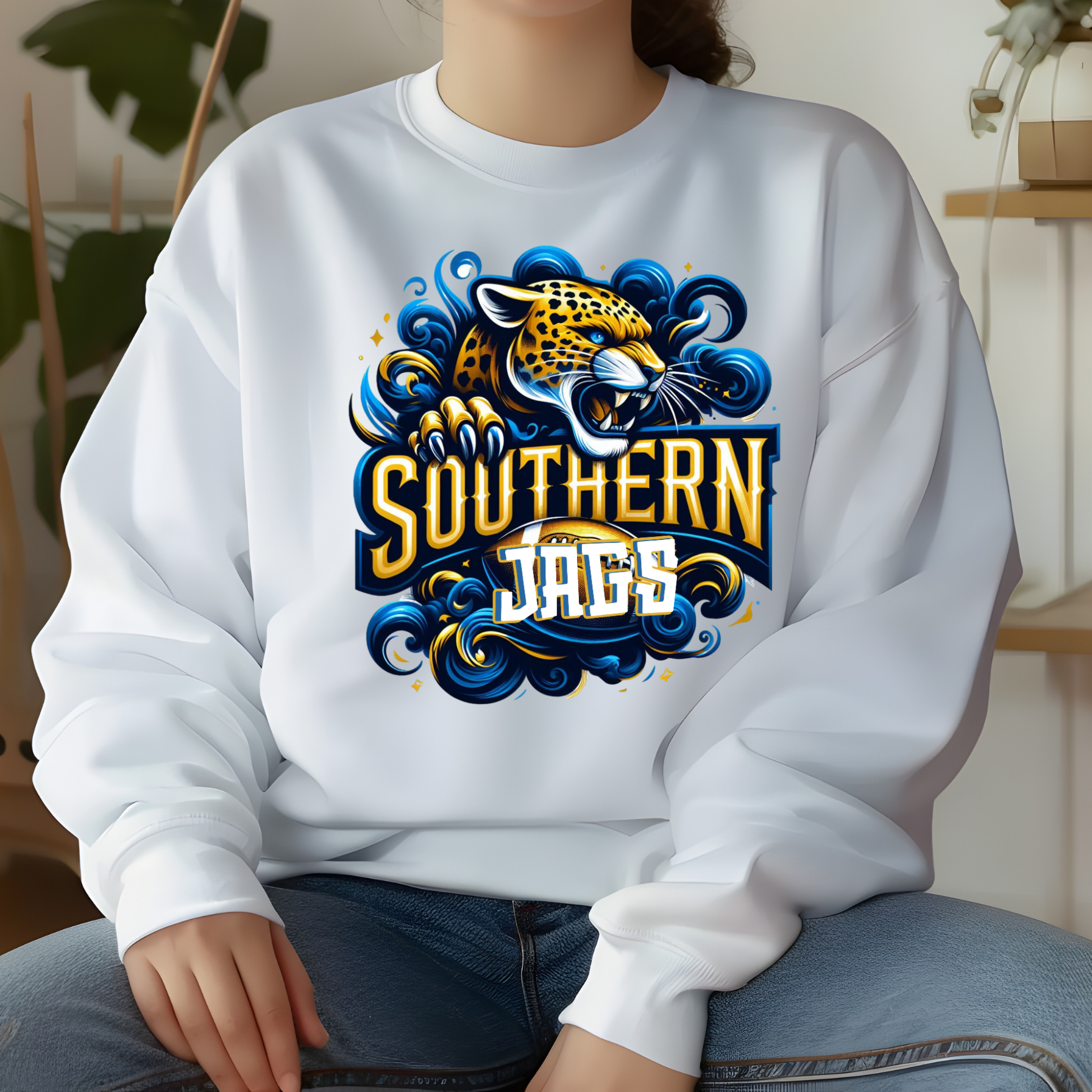 Southern Jags Sweatshirt, Southern University Apparel, HBCU Legacy Clothing, HBCU Pride Gear, Southern Jags Fan Apparel, HBCU Heritage Shirt, Proud HBCU Apparel, Southern Jags Football Shirt, Southern Jags Alumni Gift, HBCU Alumni Apparel, Southern Jags Supporter Shirt