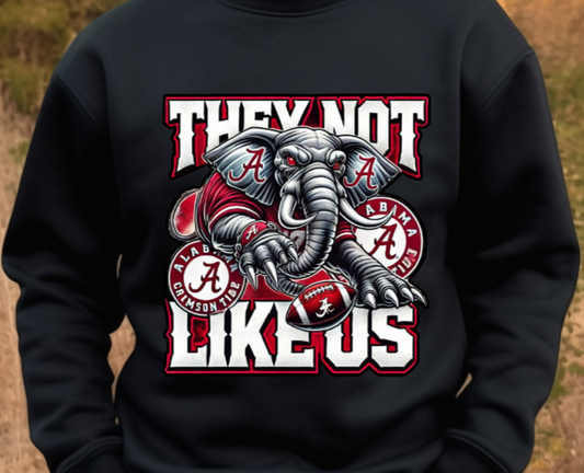 Alabama Football Crimson Tide Alabama Black Sweater