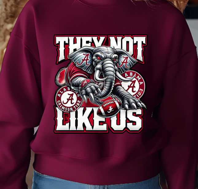 Alabama Football Crimson Tide Alabama  Maroon Sweater