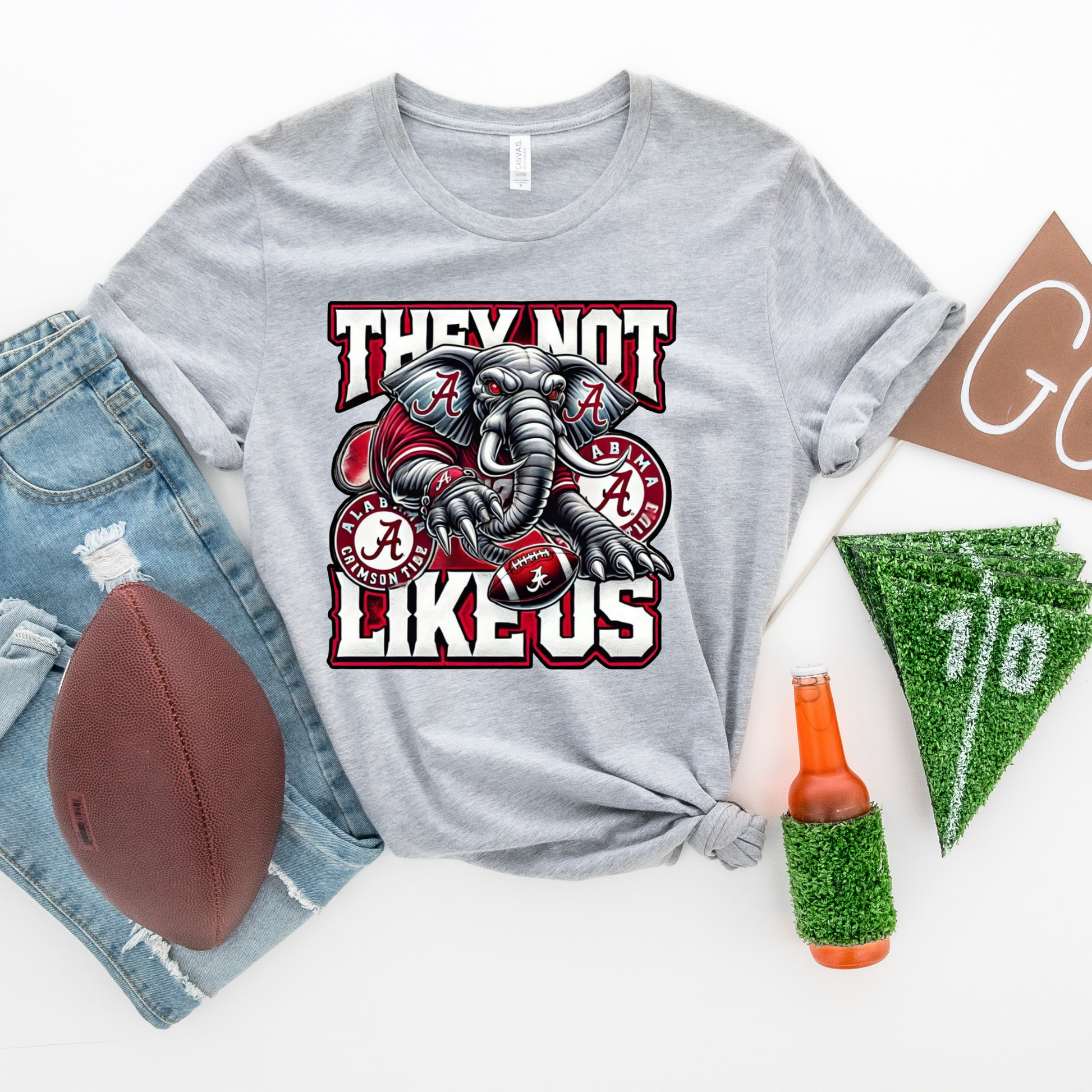 Alabama Crimson Tide Shirt, They Not Like Us Apparel, Crimson Tide Football Gear, Alabama Football Shirt, Roll Tide Shirt, Bama Football Clothing, Alabama Fan Shirt, Alabama Game Day Shirt, Alabama Sports Wear, Bama Supporter, Alabama Team Spirit.  Alabama Football "They Not Like Us" Alabama Crimson Tide T-Shirt