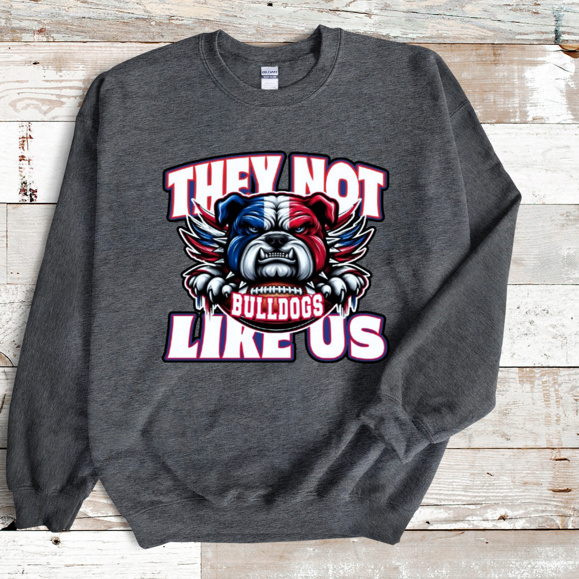 Louisiana Tech Bulldogs Shirt, They Not Like Us Apparel, Bulldogs Football Gear, LA Tech Fan Gear, Bulldogs Team Spirit, Tech Football, LA Tech Sports Gear, Bulldogs Support Shirt, Bulldogs Sweatshirt, LA Tech Pride, Bulldogs Game Day Shirt