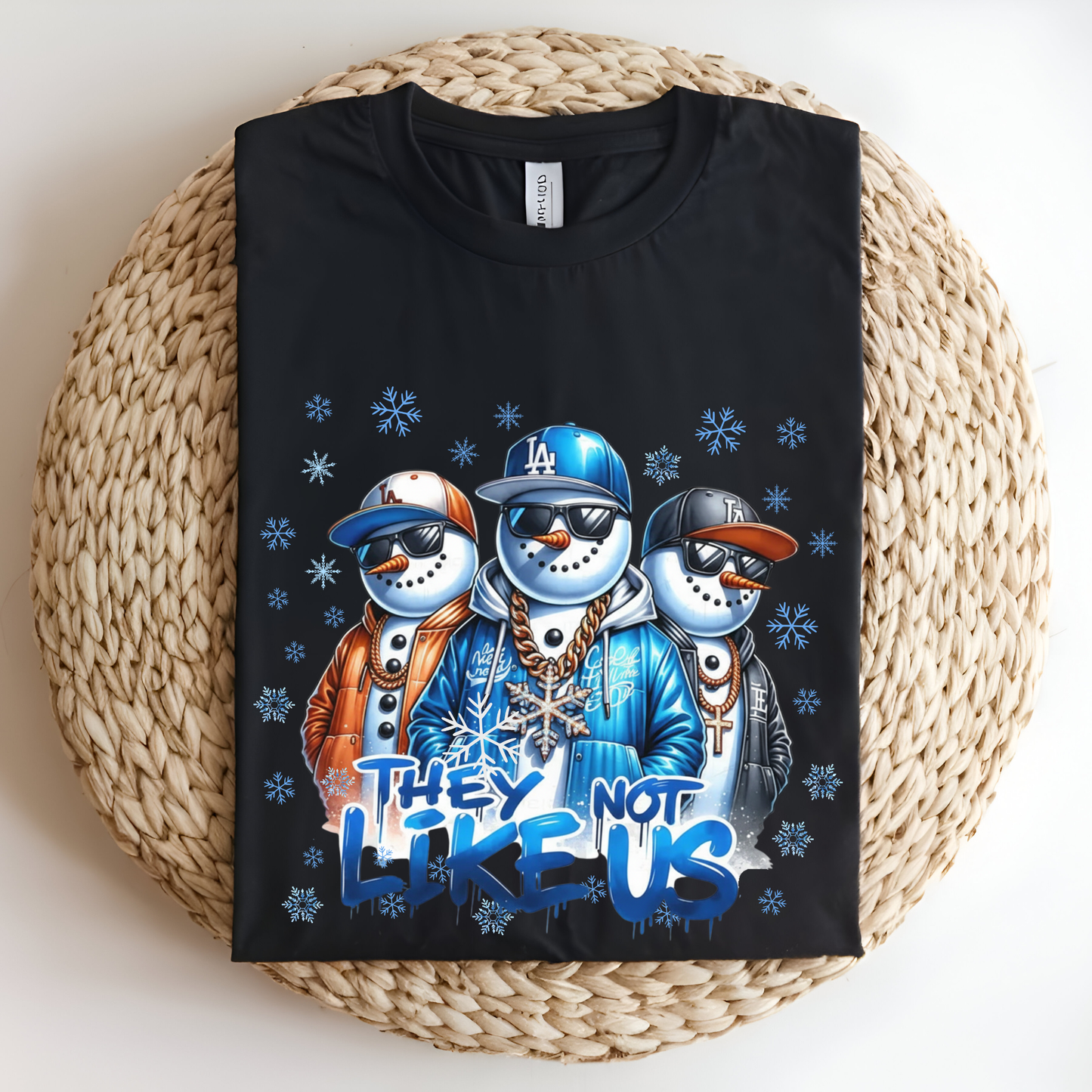 Urban Snowmen Christmas Sweater - They Not Like Us Snowmen Graphic Christmas Sweatshirt