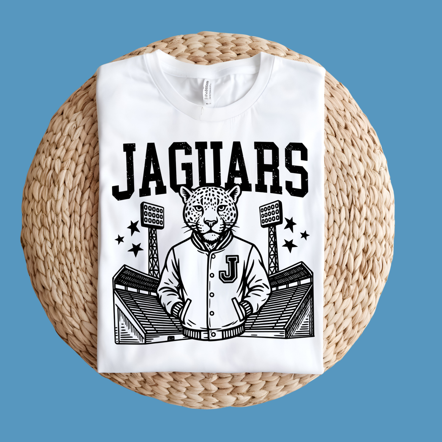 Jaguars Mascot Shirt - Jaguar  Varsity Jacket Football Game Day Spirit T-Shirt
