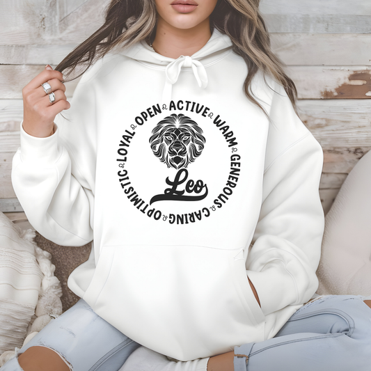 Leo Zodiac Shirt - Astrology Apparel, Crewneck, Long Sleeve, and Hoodie