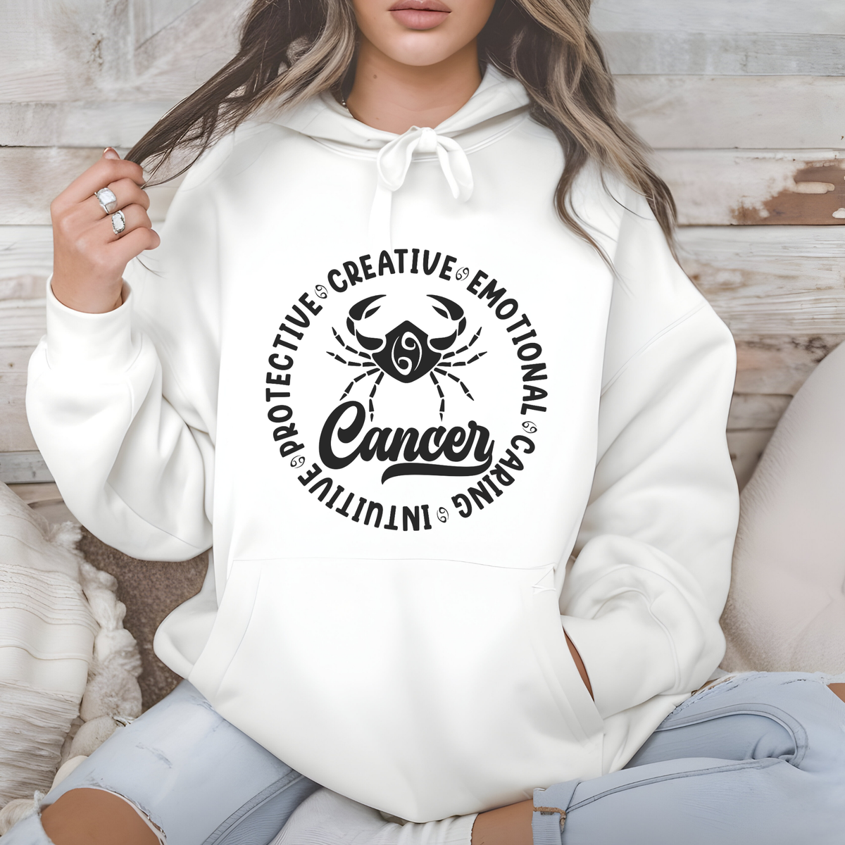 Cancer Zodiac Shirt - Astrology Apparel, Crewneck, Long Sleeve, and Hoodie