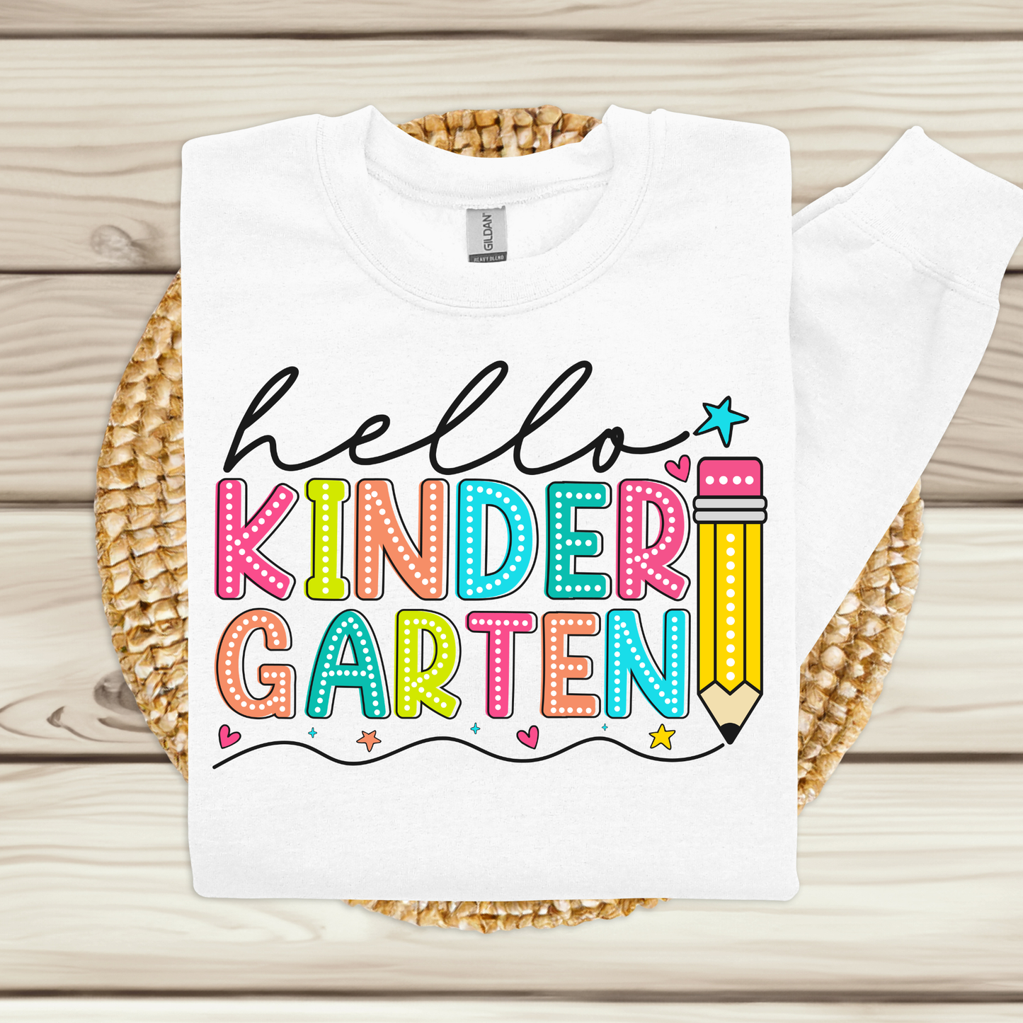 Teacher Spirit Apparel - Hello (Grade Level) - T-Shirt, Long Sleeve & Sweater