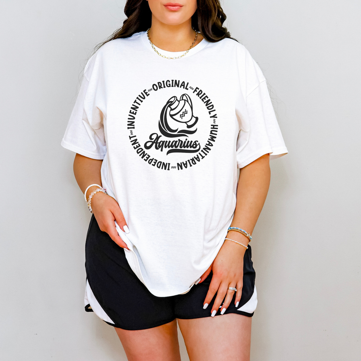 Aquarius Zodiac Shirt - Astrology Apparel, Crewneck, Long Sleeve, and Hoodie