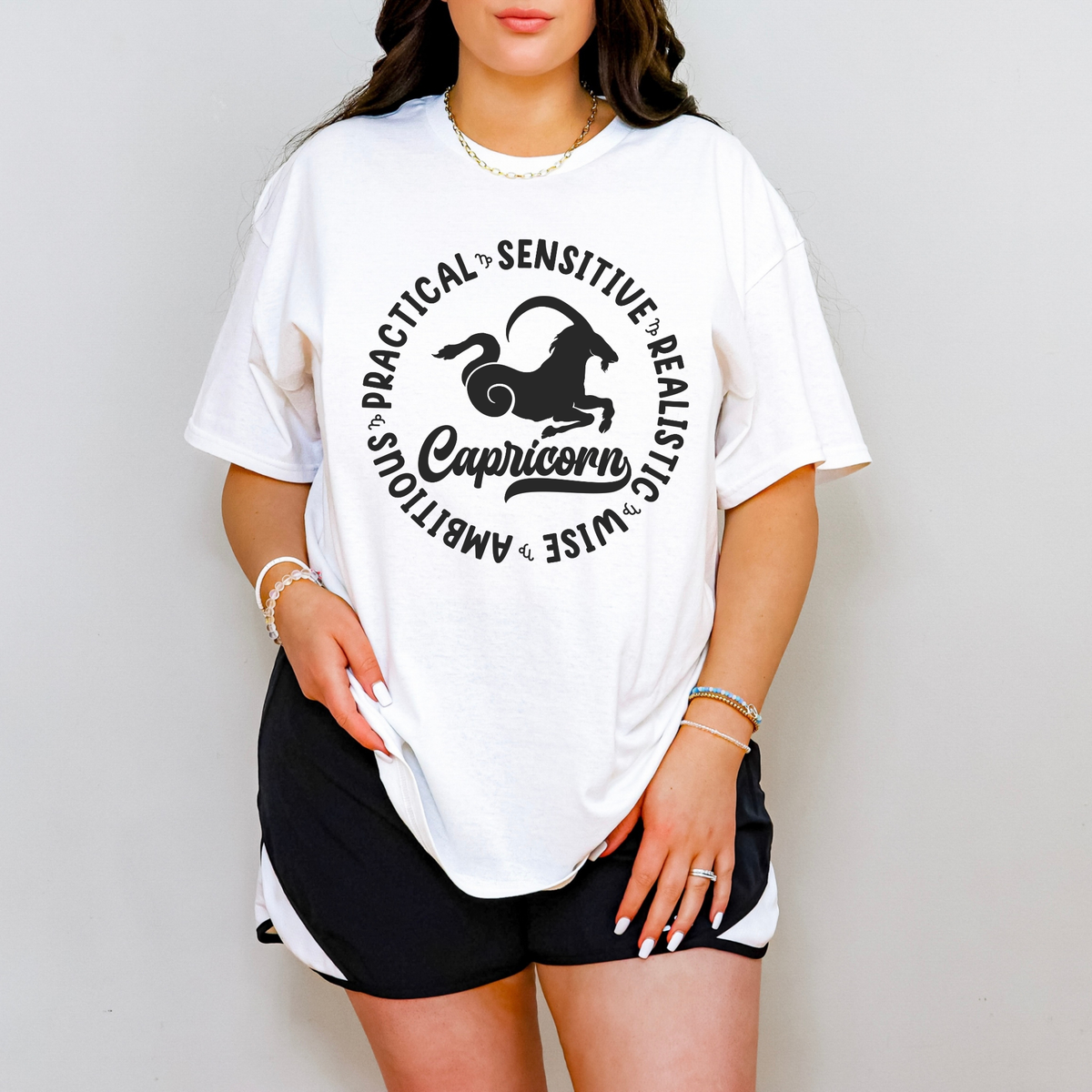 Capricorn Zodiac Shirt - Astrology Apparel, Crewneck, Long Sleeve, and Hoodie