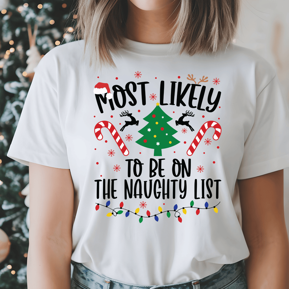 🎄 Custom "Most Likely To..." Matching Christmas Apparel | Short Sleeve, Long Sleeve & Sweatshirts