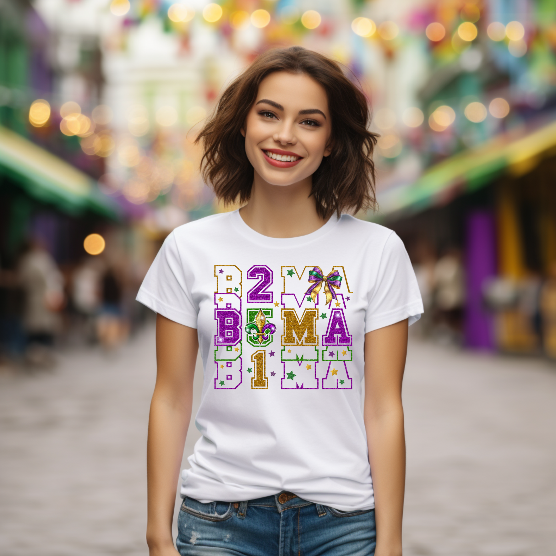 Alabama Mardi Gras Shirt - Bama 251 Carnival Celebration Sweater