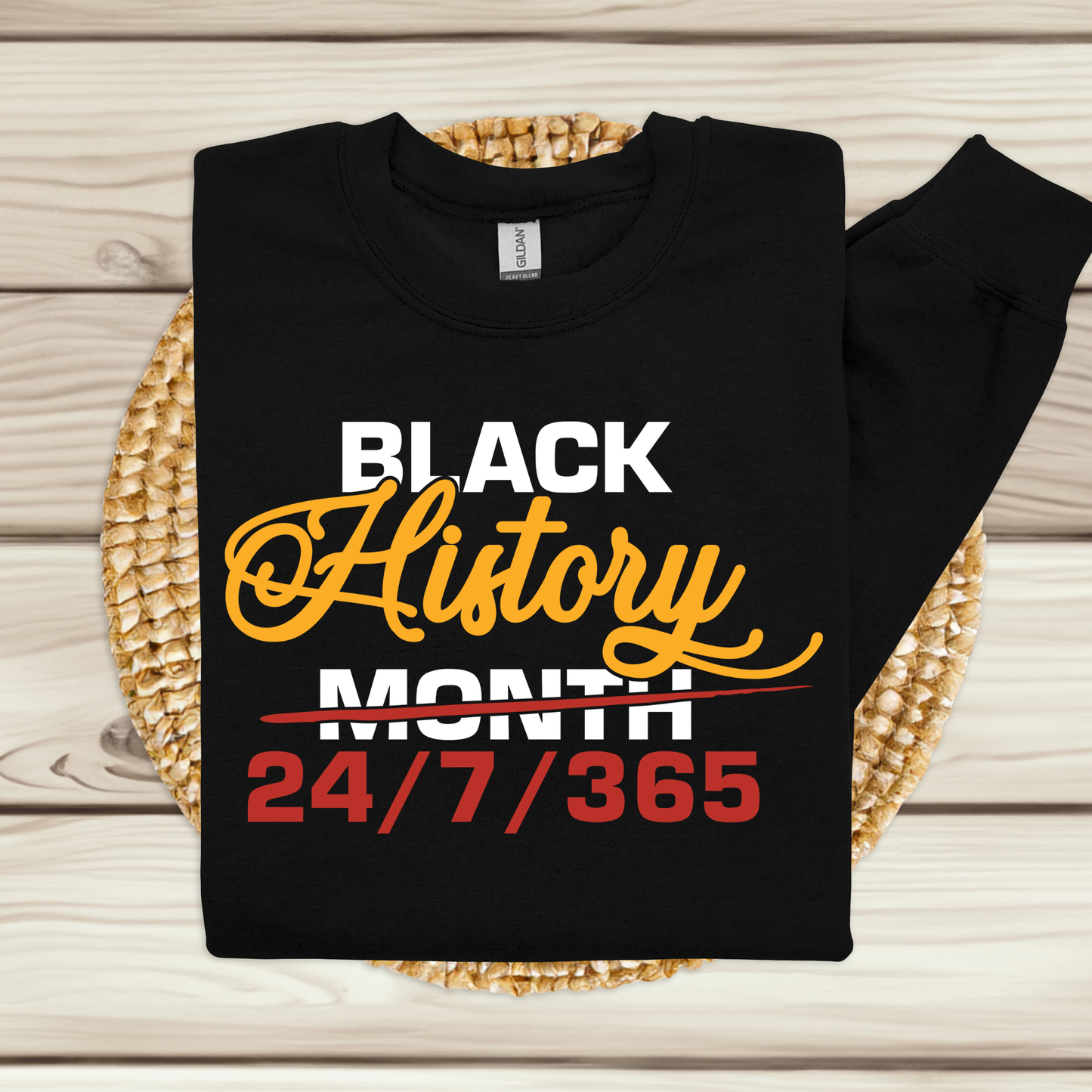 Black History Month 365 Unisex Sweatshirt Sweater | Celebrate African American Heritage
