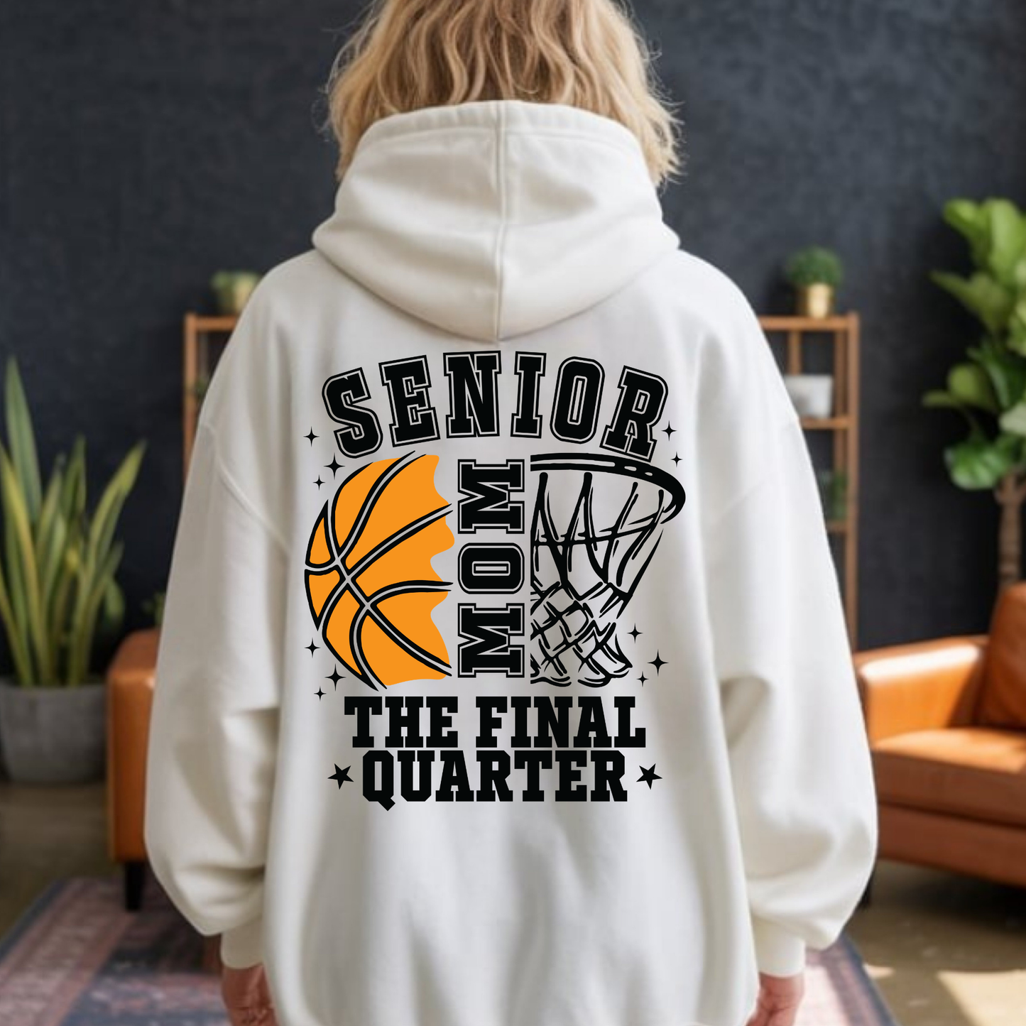 Senior Basketball Mom - The Final Quarter: Basketball Mom Graduate Shirt