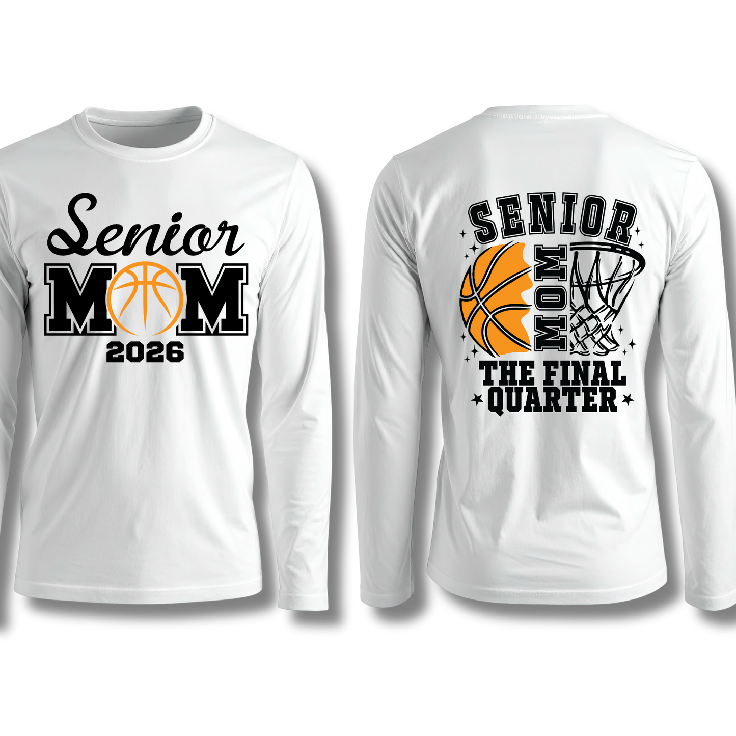 Senior Basketball Mom - The Final Quarter: Basketball Mom Graduate Shirt