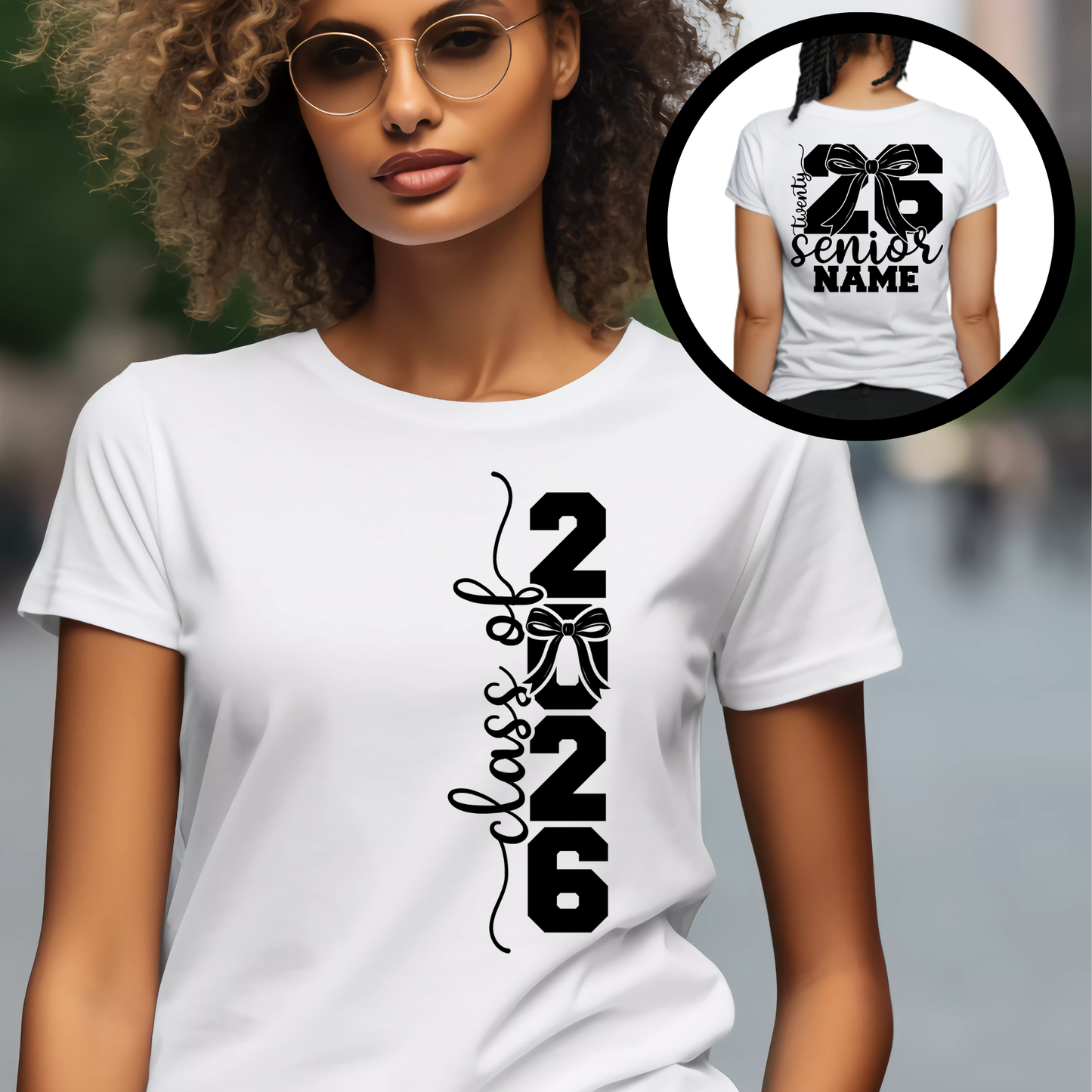 Senior 2026 T-Shirt - Graduating Senior Bold Custom Shirt Class of 2026