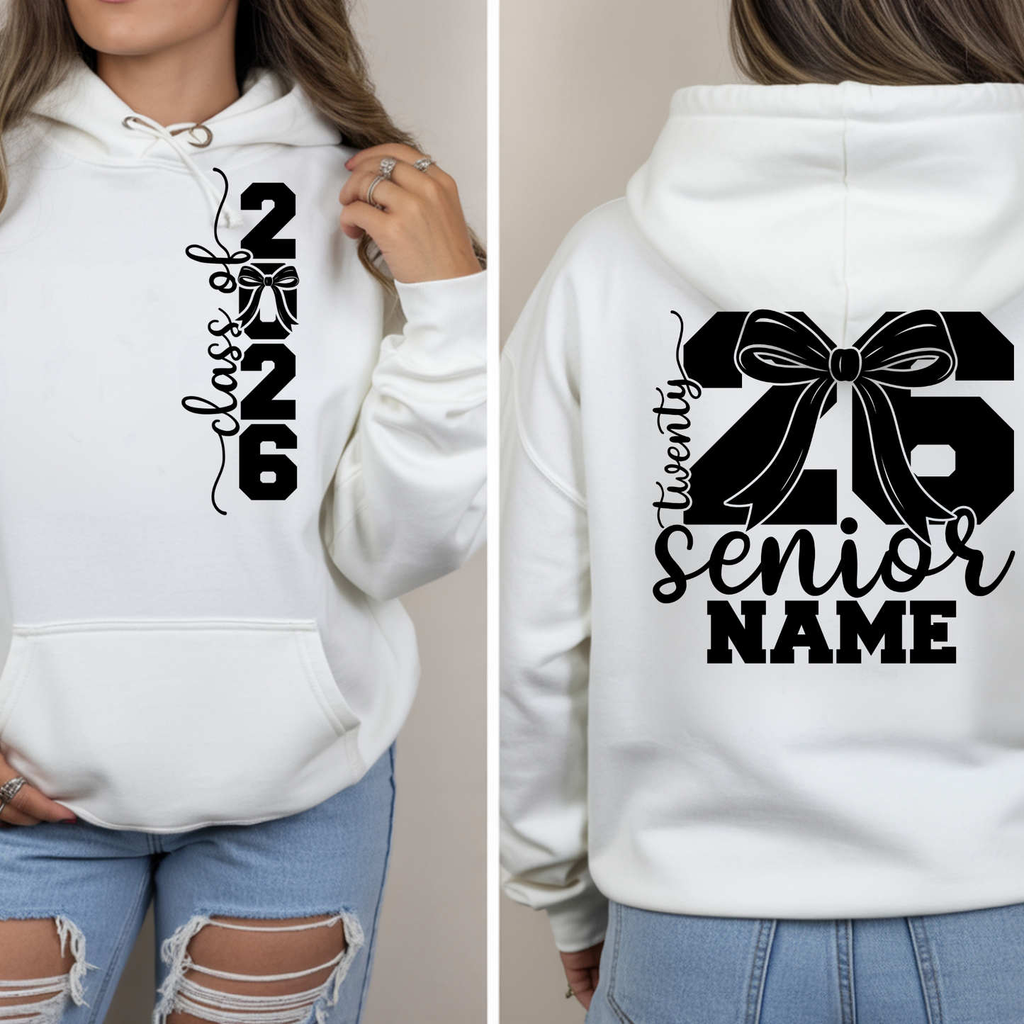 Senior 2026 T-Shirt - Graduating Senior Bold Custom Shirt Class of 2026