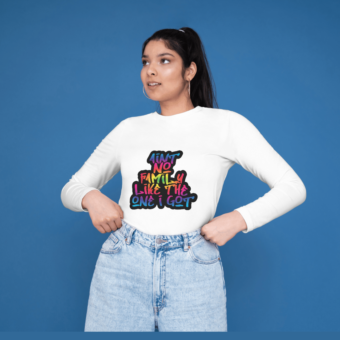 "Aint No Family Like The One I Got" Shirt - Vibrant Rainbow Family Reunion Tee