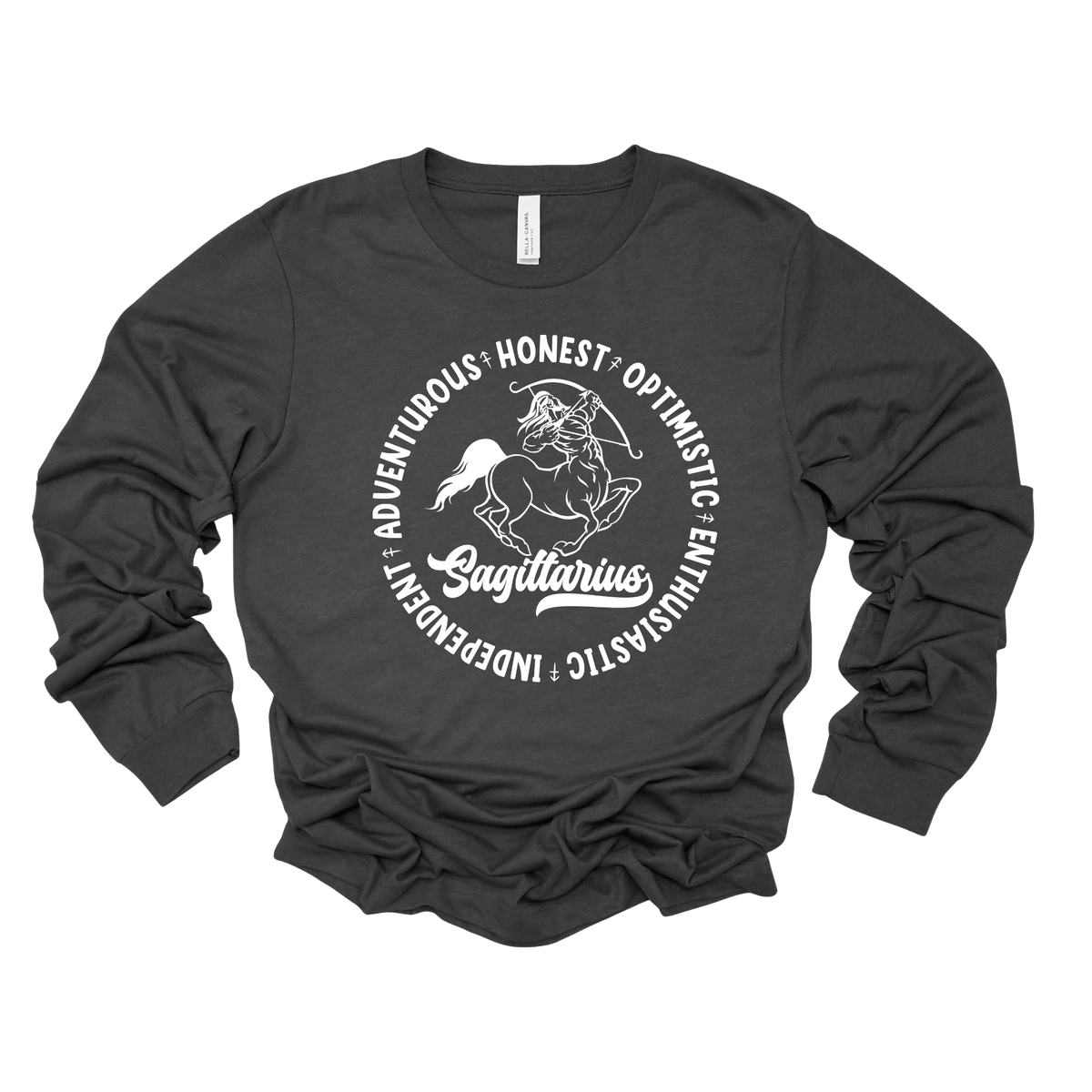 Sagittarius Zodiac Shirt - Astrology Apparel, Crewneck, Long Sleeve, and Hoodie