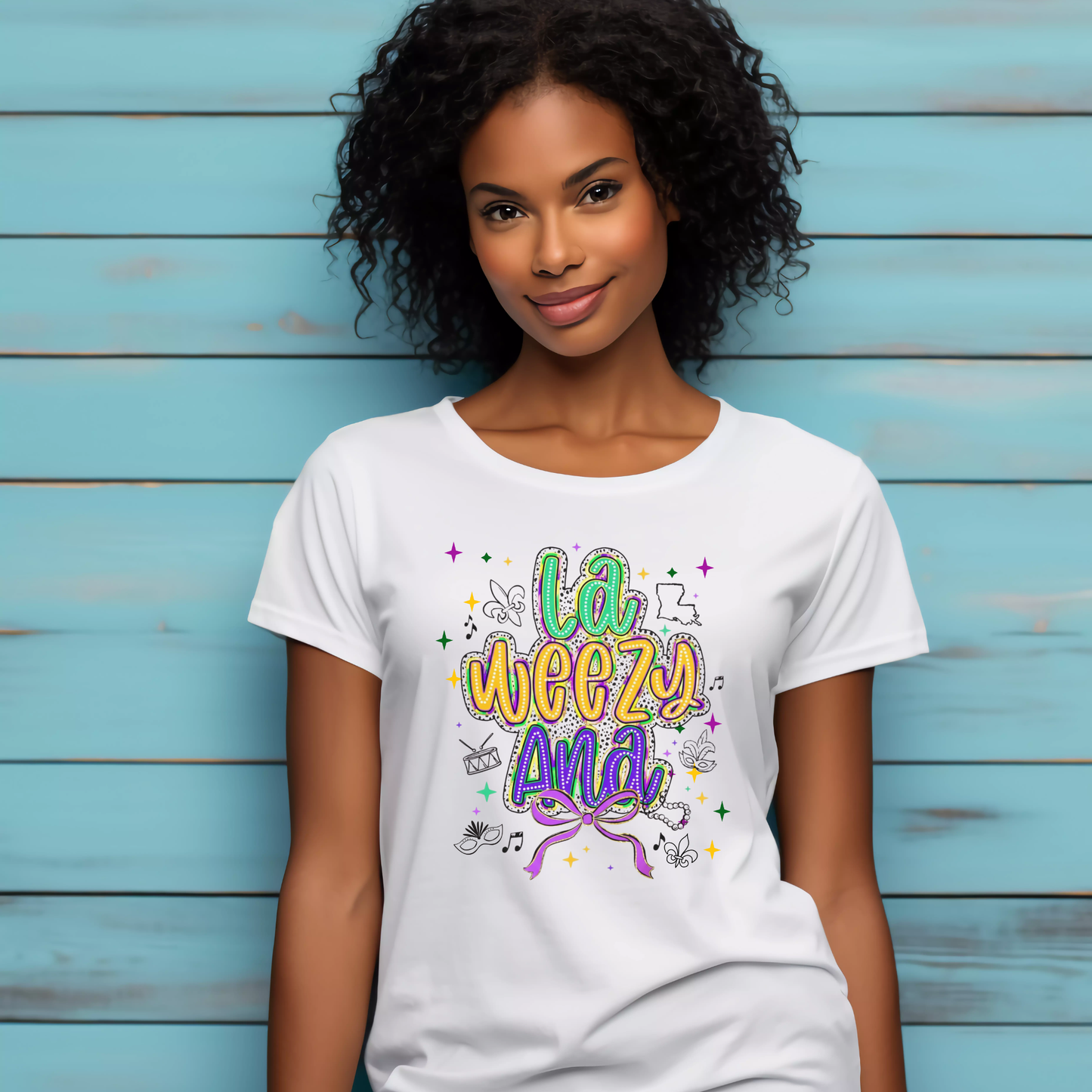 Mardi Gras La Weezy Ana Sweatshirt - Louisiana Mardi Gras Tee - Hoodie