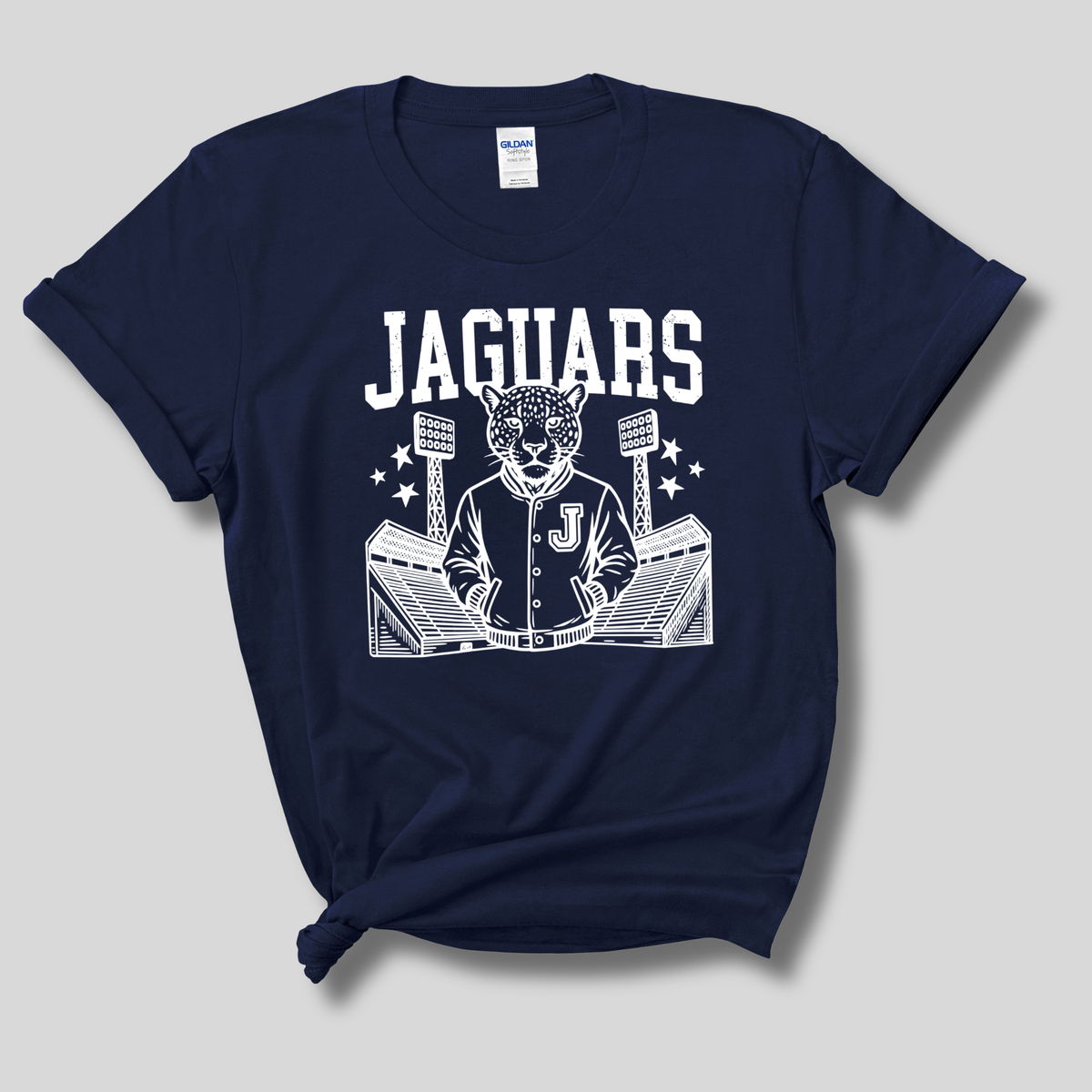 Jaguars Mascot Shirt - Jaguar  Varsity Jacket Football Game Day Spirit T-Shirt
