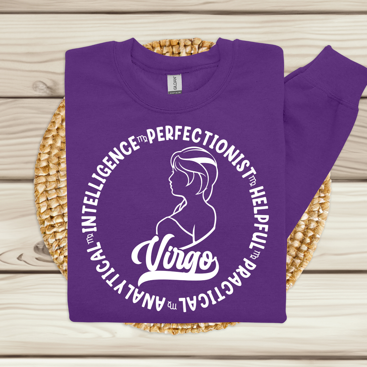 Virgo Zodiac Shirt - Astrology Apparel, Crewneck, Long Sleeve, and Hoodie