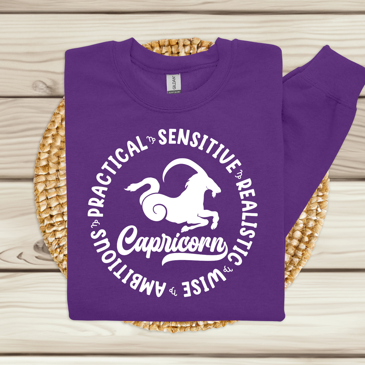Capricorn Zodiac Shirt - Astrology Apparel, Crewneck, Long Sleeve, and Hoodie