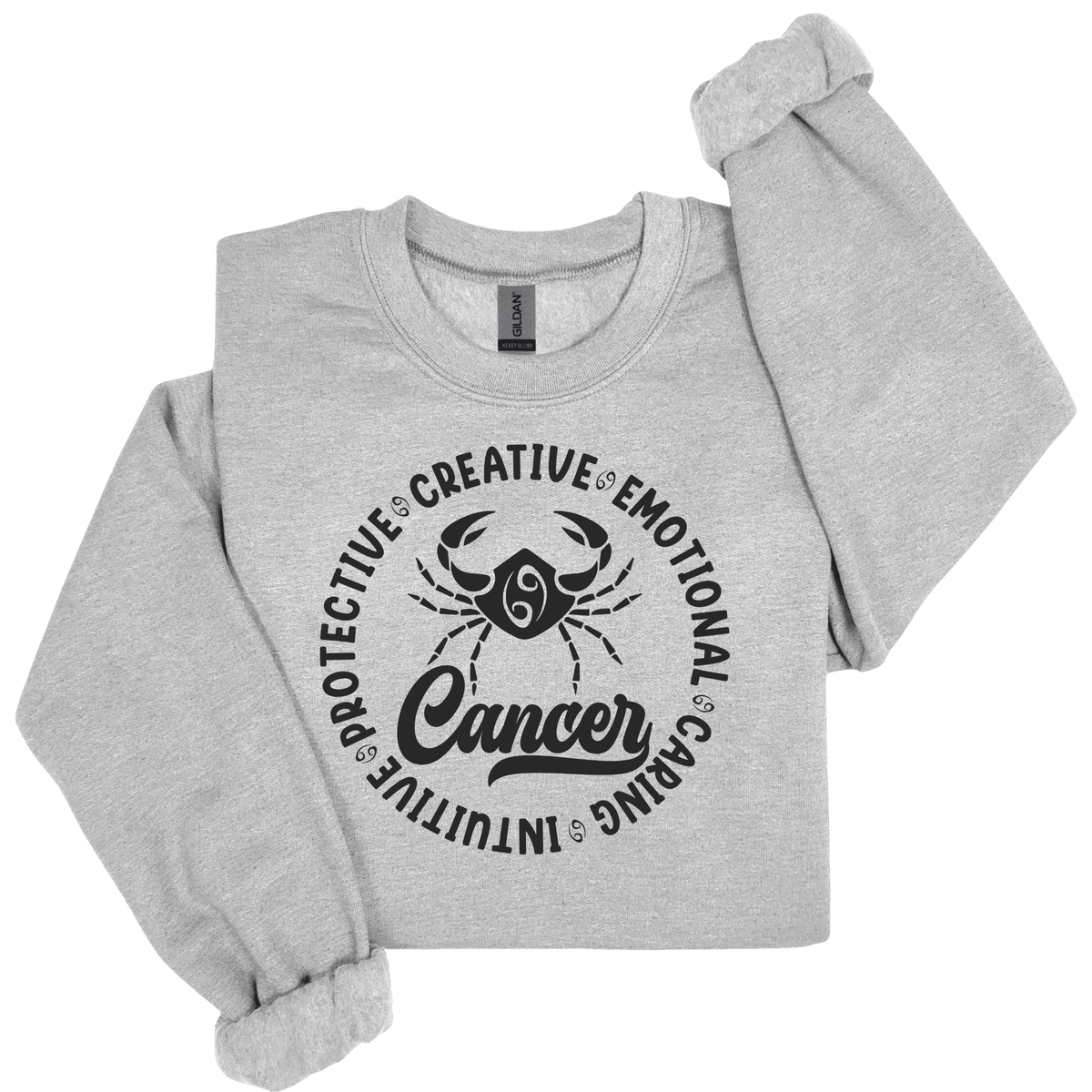 Cancer Zodiac Shirt - Astrology Apparel, Crewneck, Long Sleeve, and Hoodie
