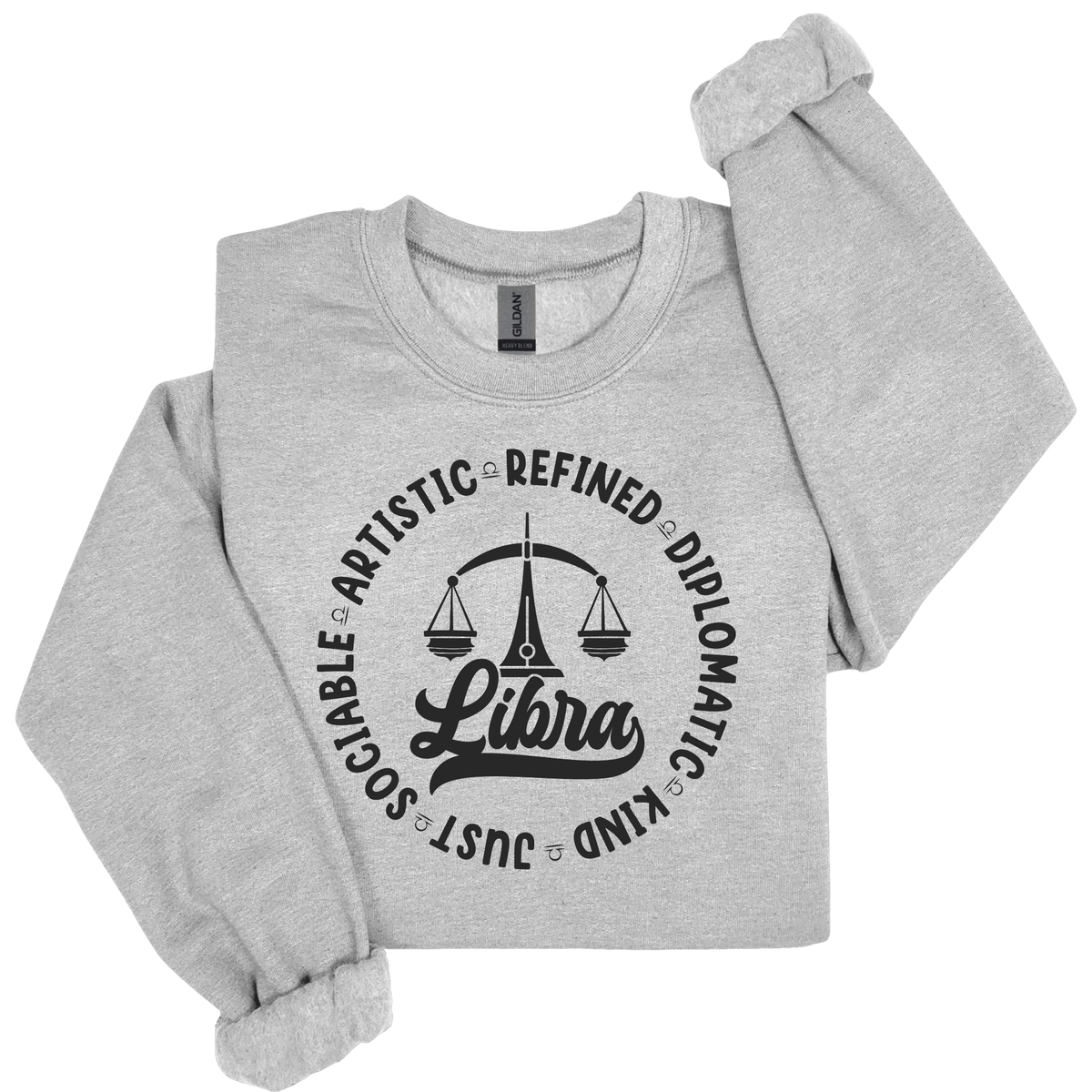 Libra Zodiac Shirt - Astrology Apparel, Crewneck, Long Sleeve, and Hoodie