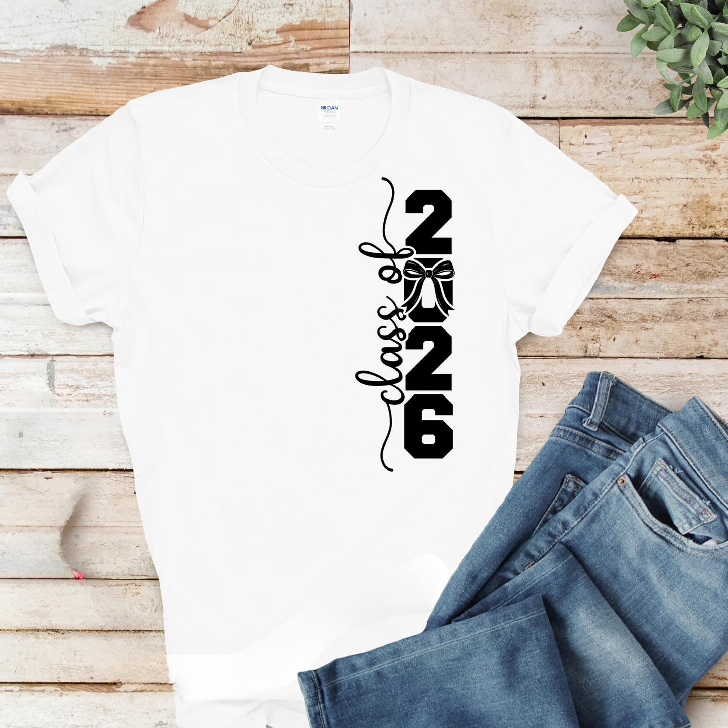 Senior 2026 T-Shirt - Graduating Senior Bold Custom Shirt Class of 2026