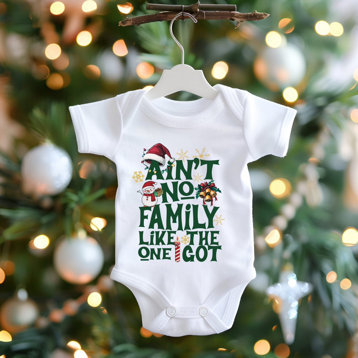 Matching Family Christmas Shirt - "Ain't No Family Like The One I Got" Christmas Matching Apparel
