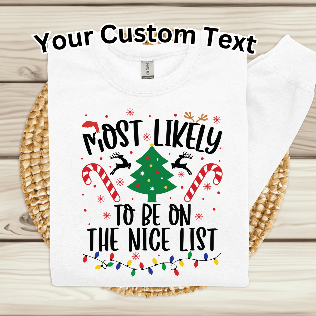 🎄 Custom "Most Likely To..." Matching Christmas Apparel | Short Sleeve, Long Sleeve & Sweatshirts