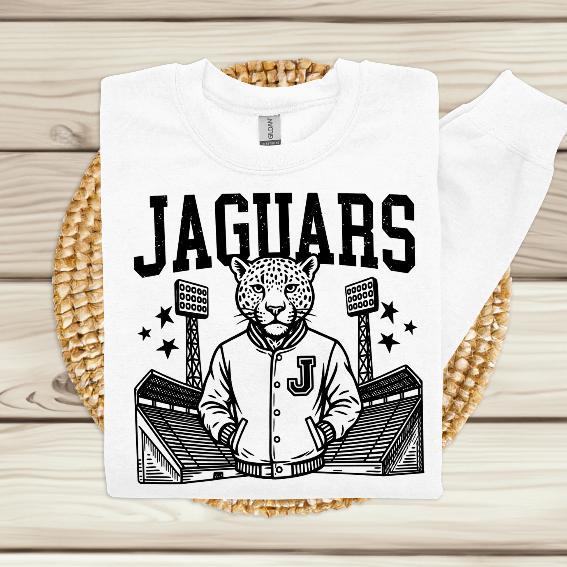 Jaguars Mascot Shirt - Jaguar  Varsity Jacket Football Game Day Spirit T-Shirt
