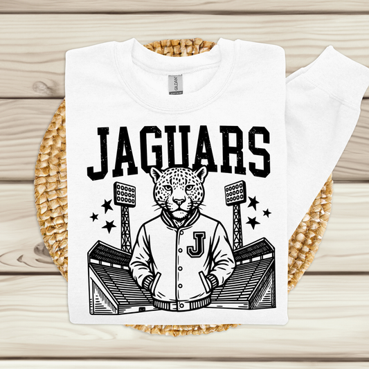 Jaguars Mascot Shirt - Jaguar  Varsity Jacket Football Game Day Spirit T-Shirt
