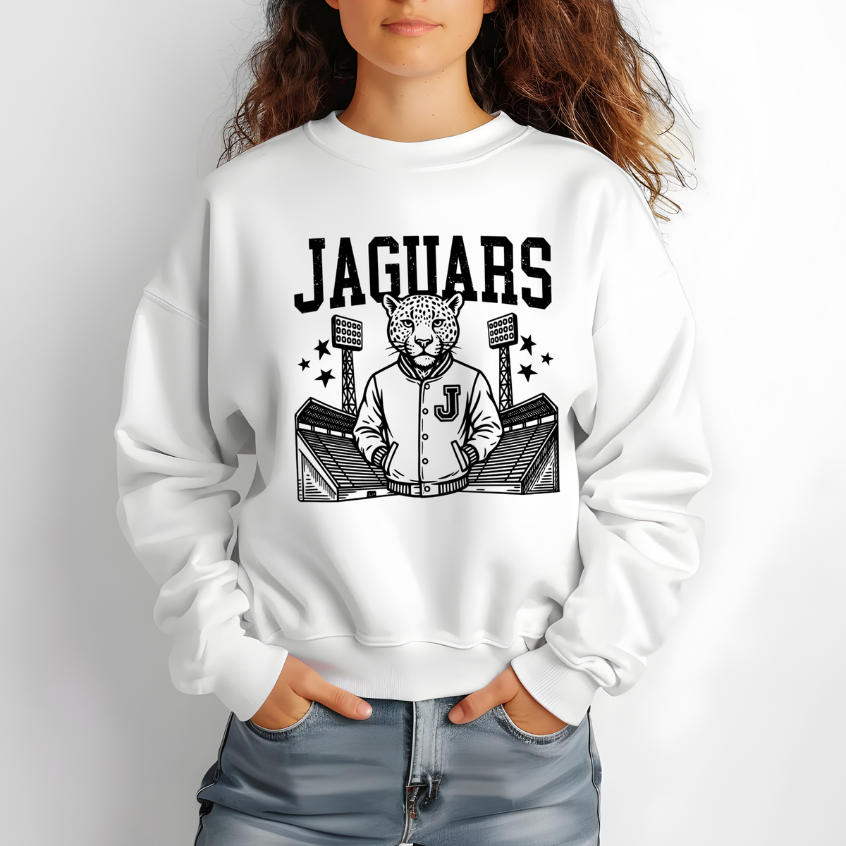 Jaguars Mascot Shirt - Jaguar  Varsity Jacket Football Game Day Spirit T-Shirt

