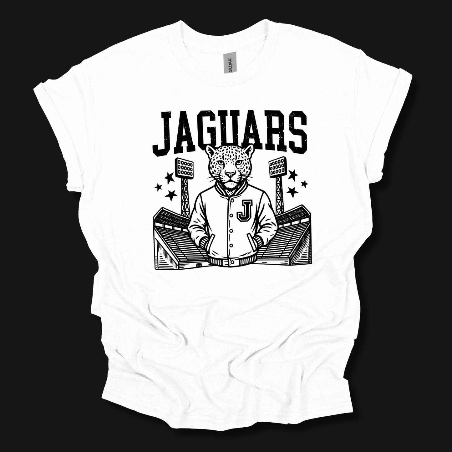 Jaguars Mascot Shirt - Jaguar  Varsity Jacket Football Game Day Spirit T-Shirt
