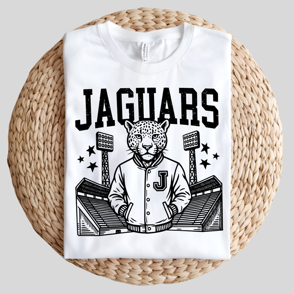 Jaguars Mascot Shirt - Jaguar  Varsity Jacket Football Game Day Spirit T-Shirt
